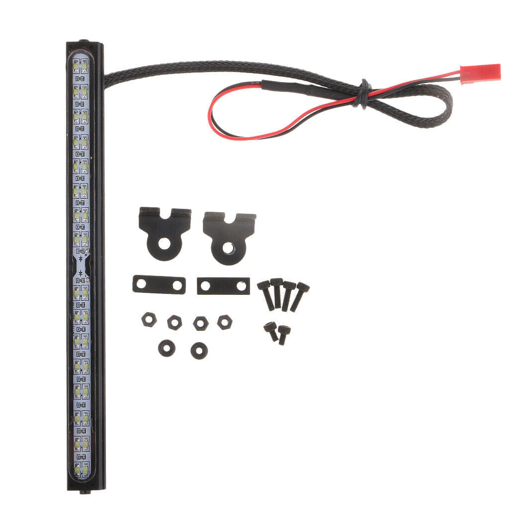 RC Roof Lamp 32 LED Light Bar Strip for 1:8 1:10 RC Rock Crawler TRX4 90046