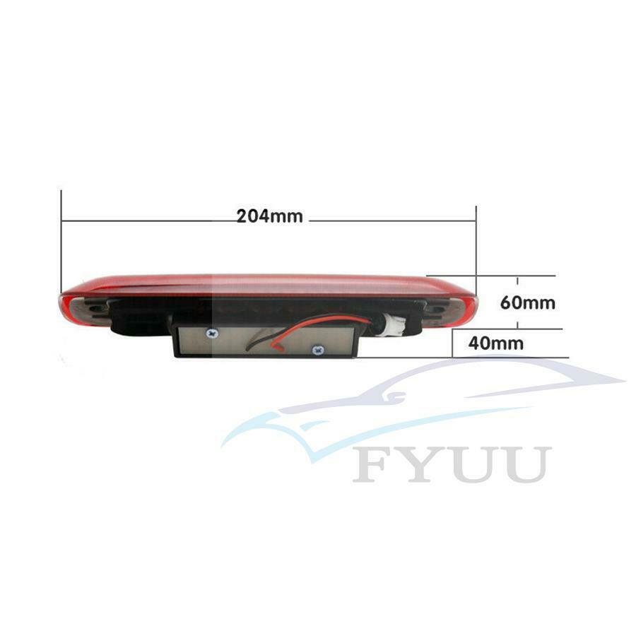 LED 3rd Third Brake Light Rear Stop Lamp Smoke Lens For 1997-01 Jeep Cherokee XJ