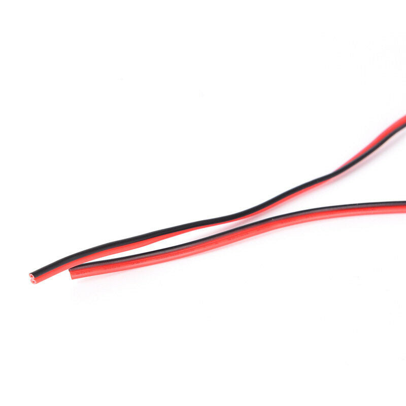2Pin 10m Cars Motorcycle Electric Wire Cable Red/Black Connector For Led .l8