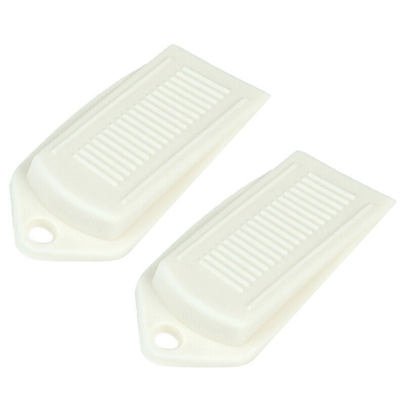 2PCS Door Wedge Shaped Rubber Door Stops Non-Slip Rubber Door Buffers For DoBDA