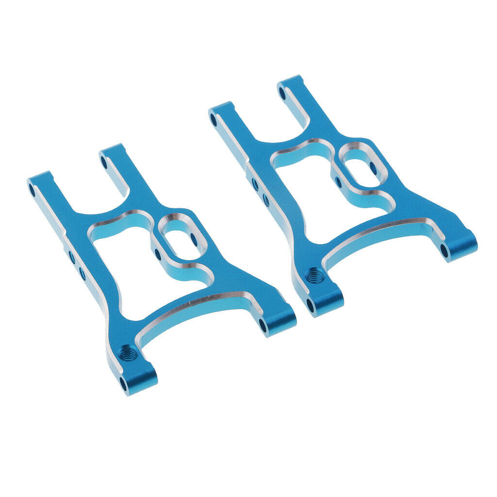 2X 2pcs Aluminum Alloy Front Lower Suspension Arms for HSP 94123 RC Drift Car
