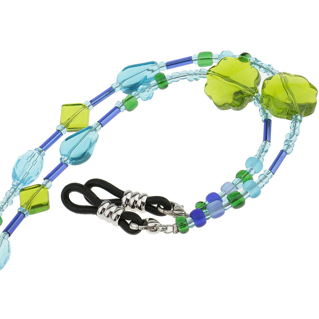 3pcs Eyeglass Sunglasses Cord Holder Necklace Neck Strap Chain Retainers