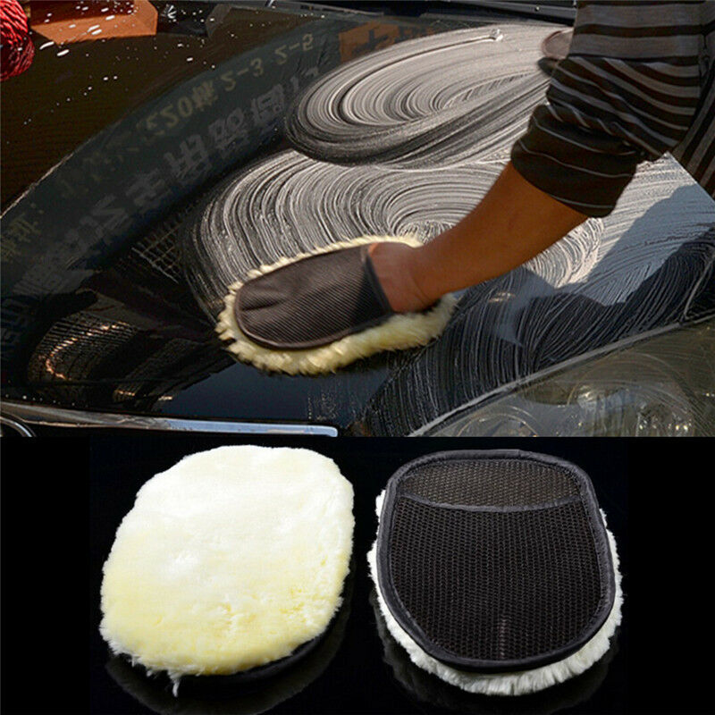 Car wash and wax sponge washing gloves for household cleaning wool glov.l8