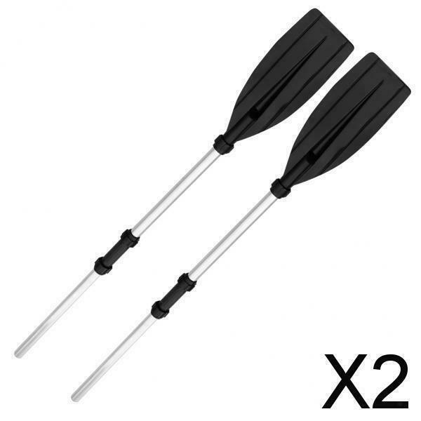 2X Alloy Kayak Paddles Foldable Rafting Rubber Dinghy Rubber Raft Telescopic