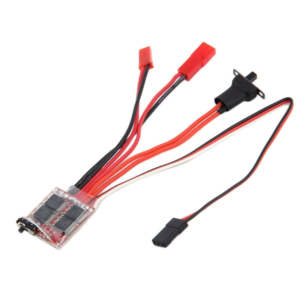 RC 20A Brushed ESC Speed Controller BEC 5V 1A without Brake for RC Car/Boat