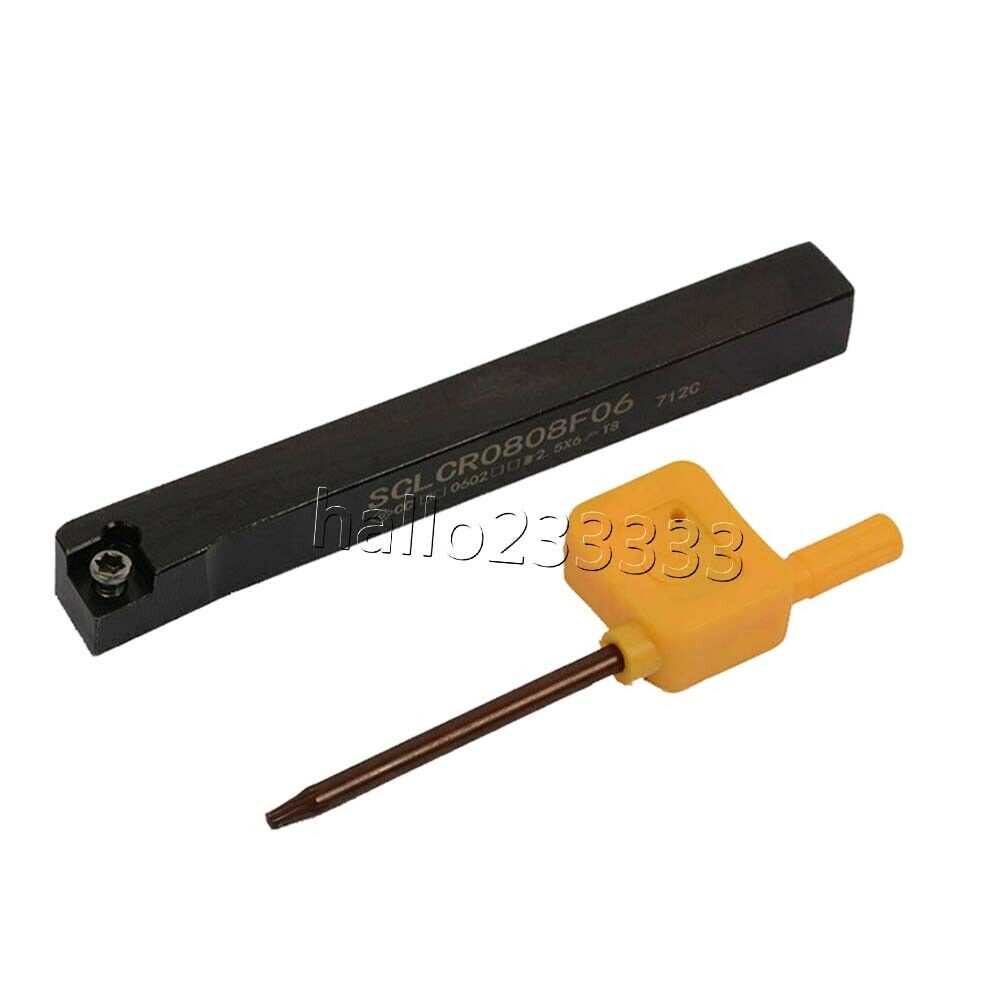 95° SCLCR 0808H06 CNC Lathe External Turning Tool Holder For CCMT060204 inserts