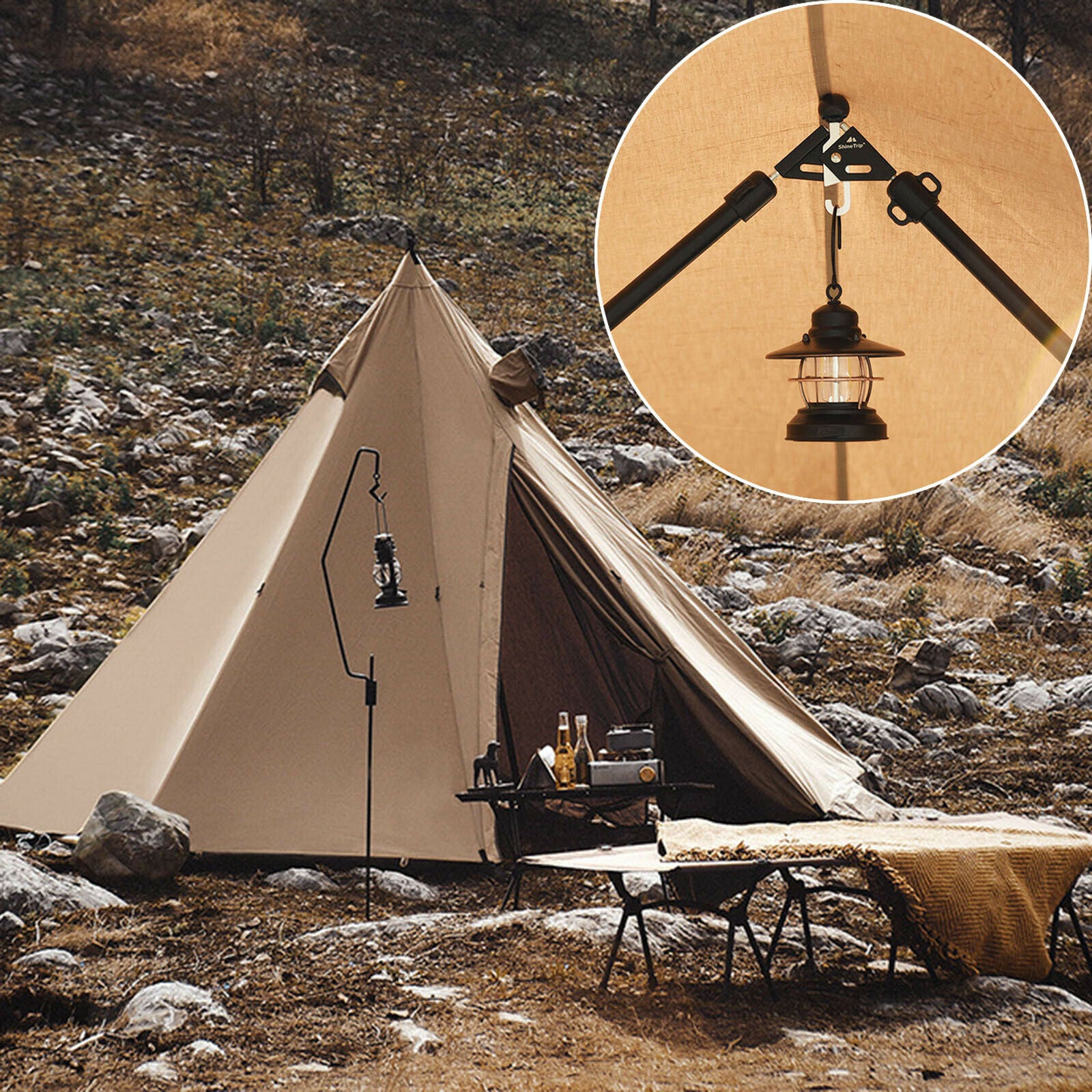 Tarp Pole Tip Caps Single Person Tent Build Pole Connector Joint Ball Black