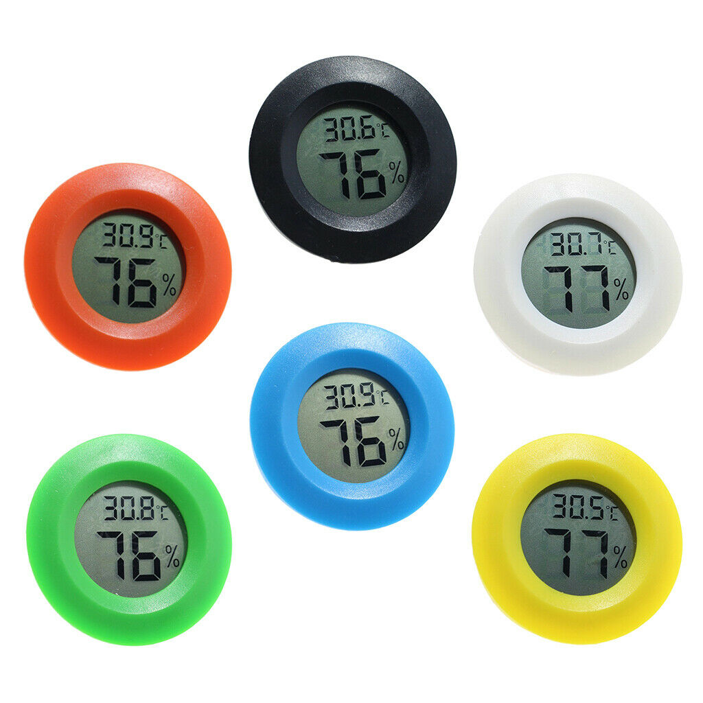 2 Pieces Reptile Thermometer Moisture Hygrometer