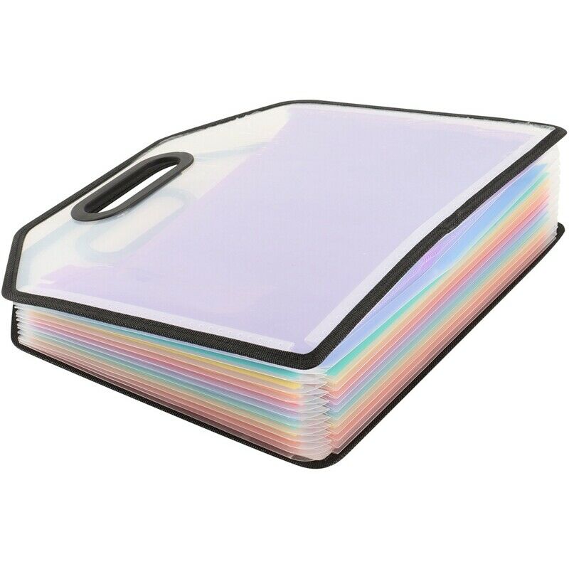 Expanding File Folder Document Organizer with Handle,Portable A4 Letter SizeK7C7