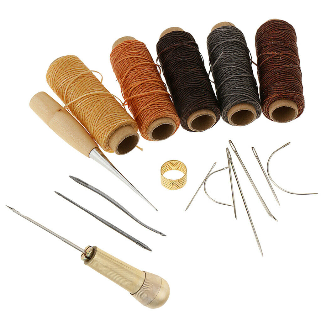 18--Pack Leather Sewing Kit Repair Leathercraft Accessories