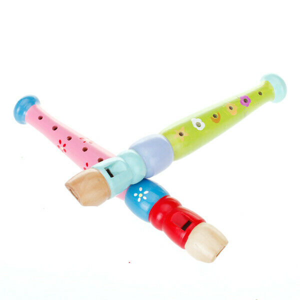 Wooden flute for children musical instruments toys for children, light and