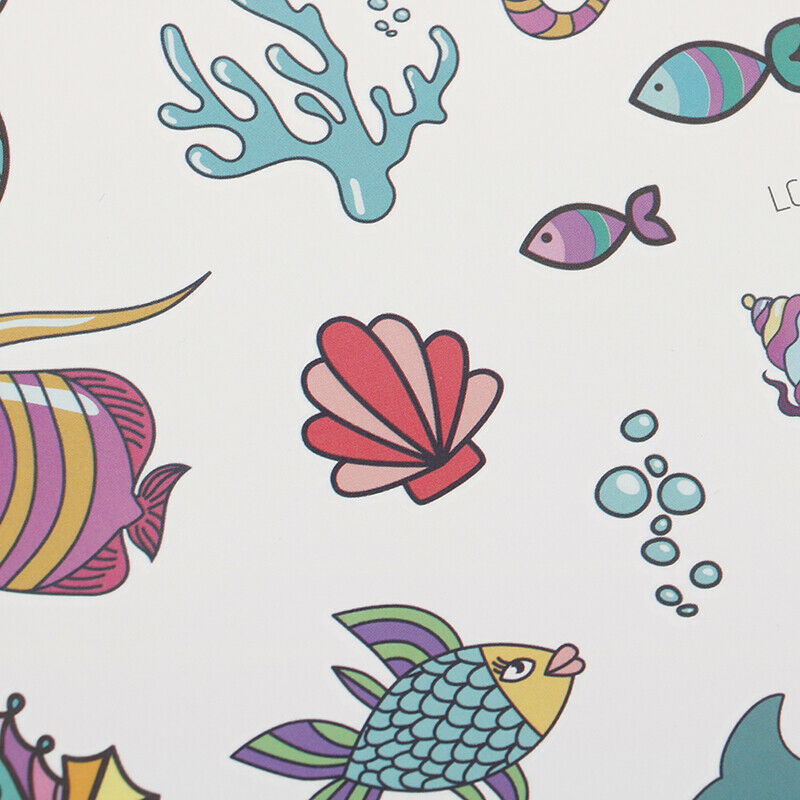 2Sheets Cartoon Kids Tattoo Stickers Mermaid Temporary Tattoo Party SuppliesL Qx