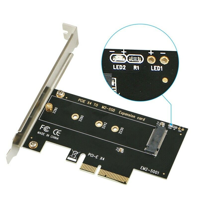 M.2 Nvme Ssd Ngff To Pcie 3.0 X4/X8/X16 Adapter Pcie To M2 Expansion Card M KeV6