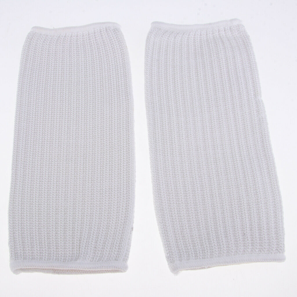 White Arm Protection Cut Resistant Armband Anti-cut Sleeves Labor Protection