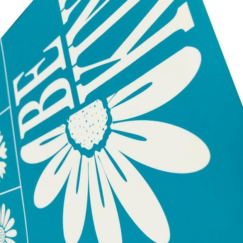 Be Kind Self-Adhesive Silk Screen Printing Stencil for Painting on Wood Decor