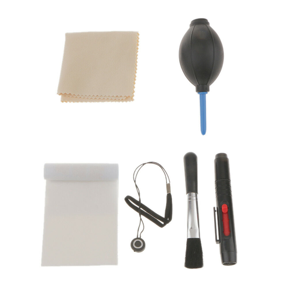 6 in 1 Professional Lens Cleaning kit Microfiber Cloth for Canon DSLR Camera