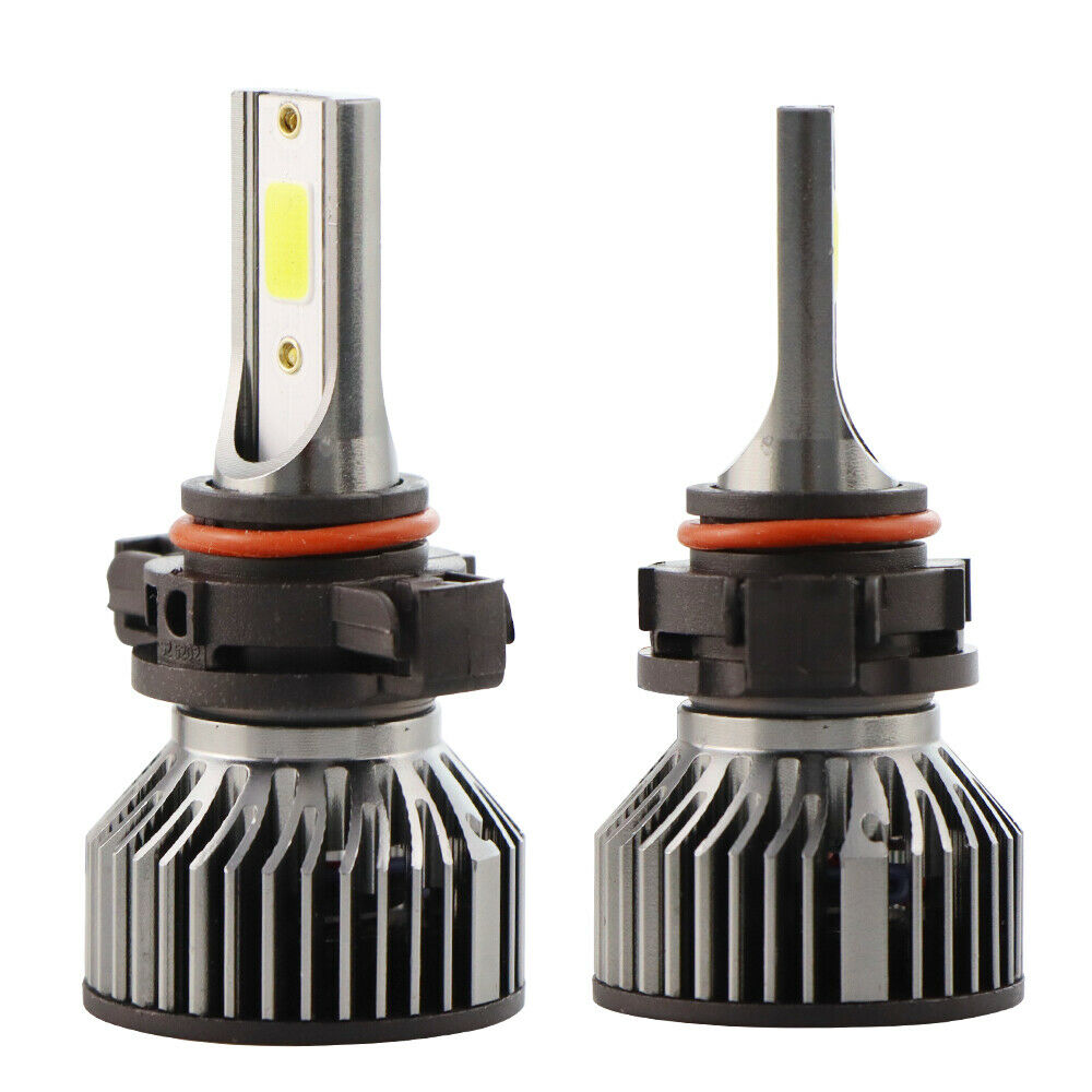 1Pair Car  Auto 5202 Mini Led Headlights Headlamps 72W/Set 16000LM 6000K White
