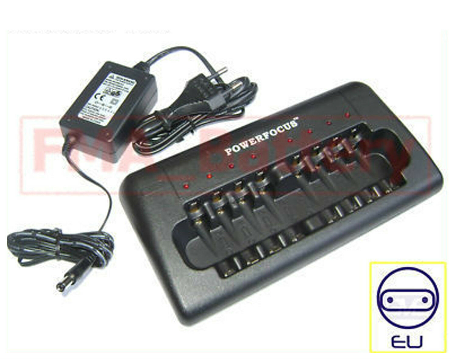 Intelligent Ultra Fast Charger for 1-8pcs NiMH NiCd AA AAA battery LED BC1029