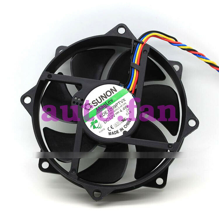 For CPU Cooling Fan KDE1209PTVX  12V 4.4W 4 Pin  90 x 25mm