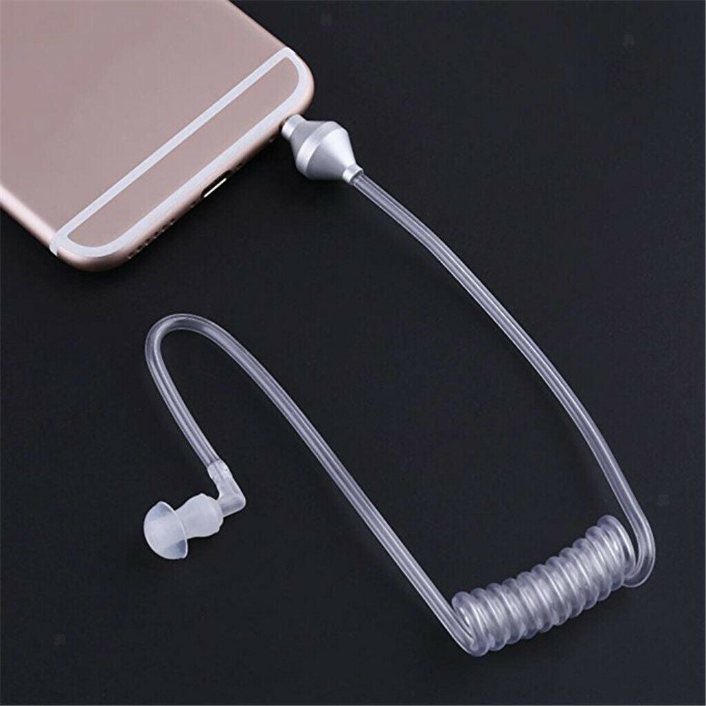 3.5mm Headphone Covert Acoustic Tube Earpiece
