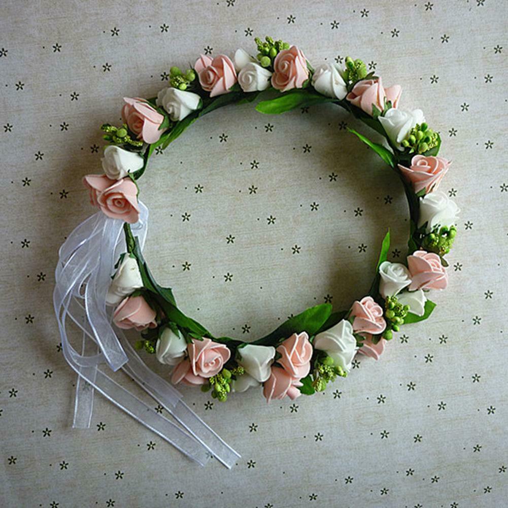 The Bride Headdress Headdress Flower Children's Wreath Tire @