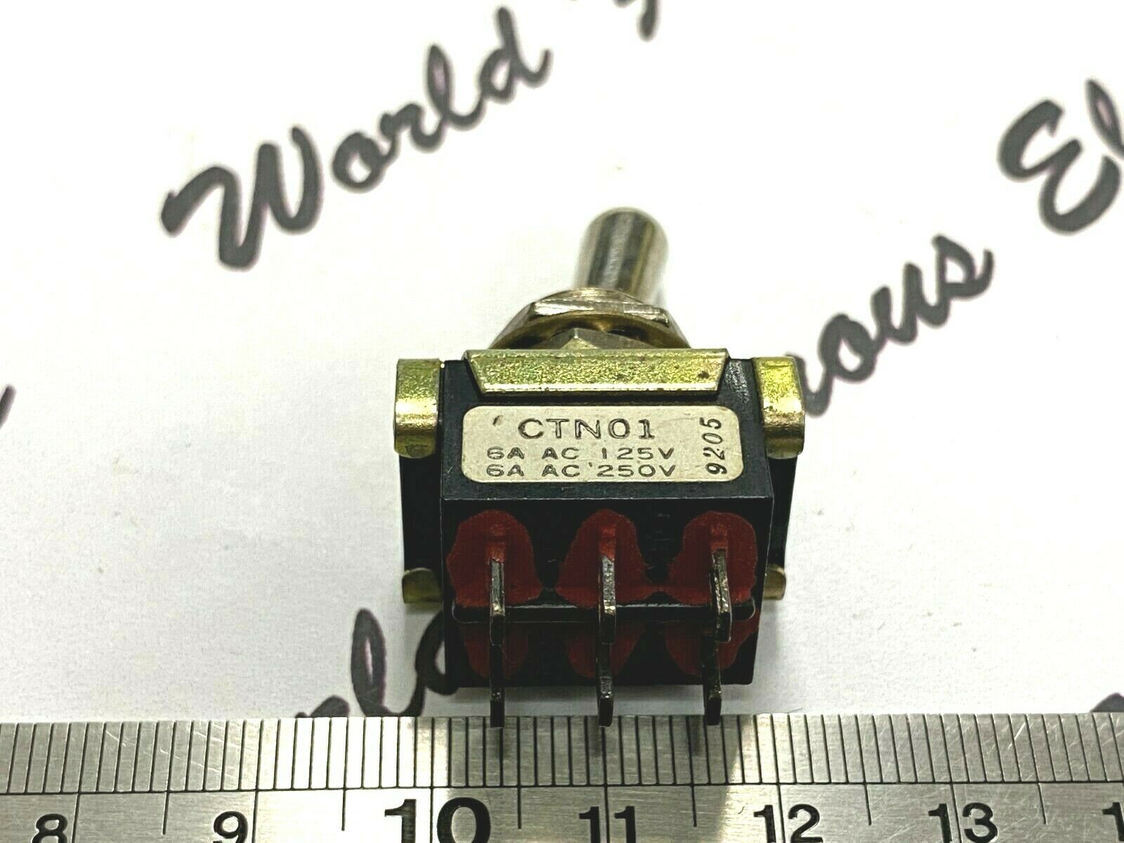 1pcs - OHTO CTN01 6A AC 125V/250V Rocker Switch - JAPAN