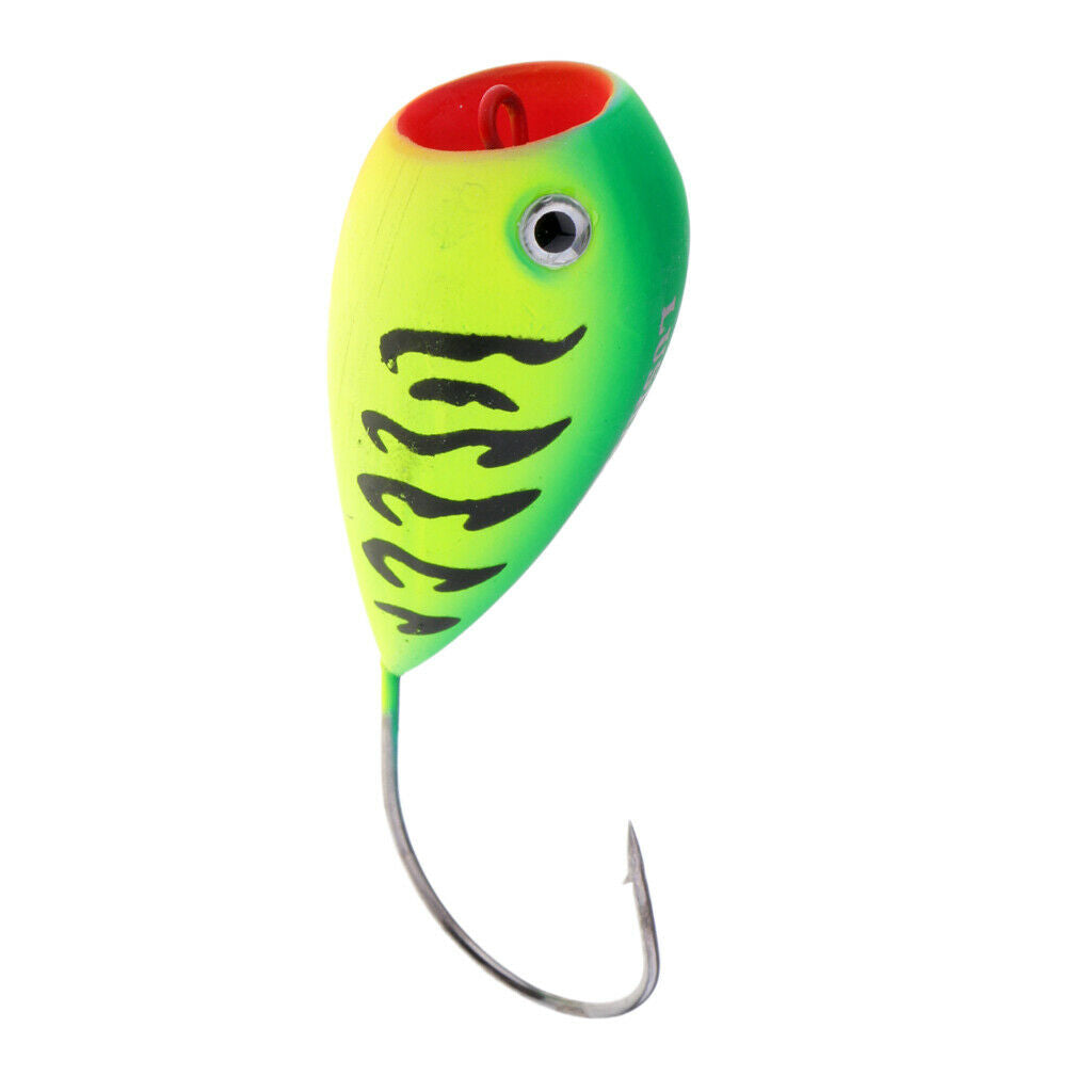 Winter Ice Fishing Lure Hard Baits 11.5g 82mm Popper Lures Topwater Color D