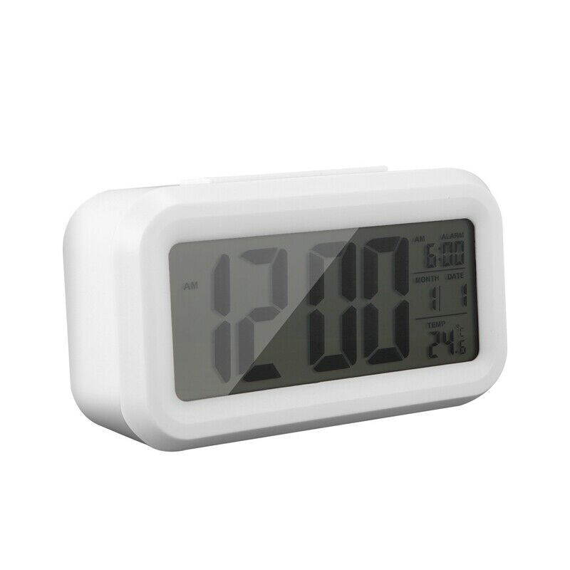 4X(Temperature Digital Clock, Lazy Snooze Alarm Clock, Mute Backlit ElectroJ7F5)