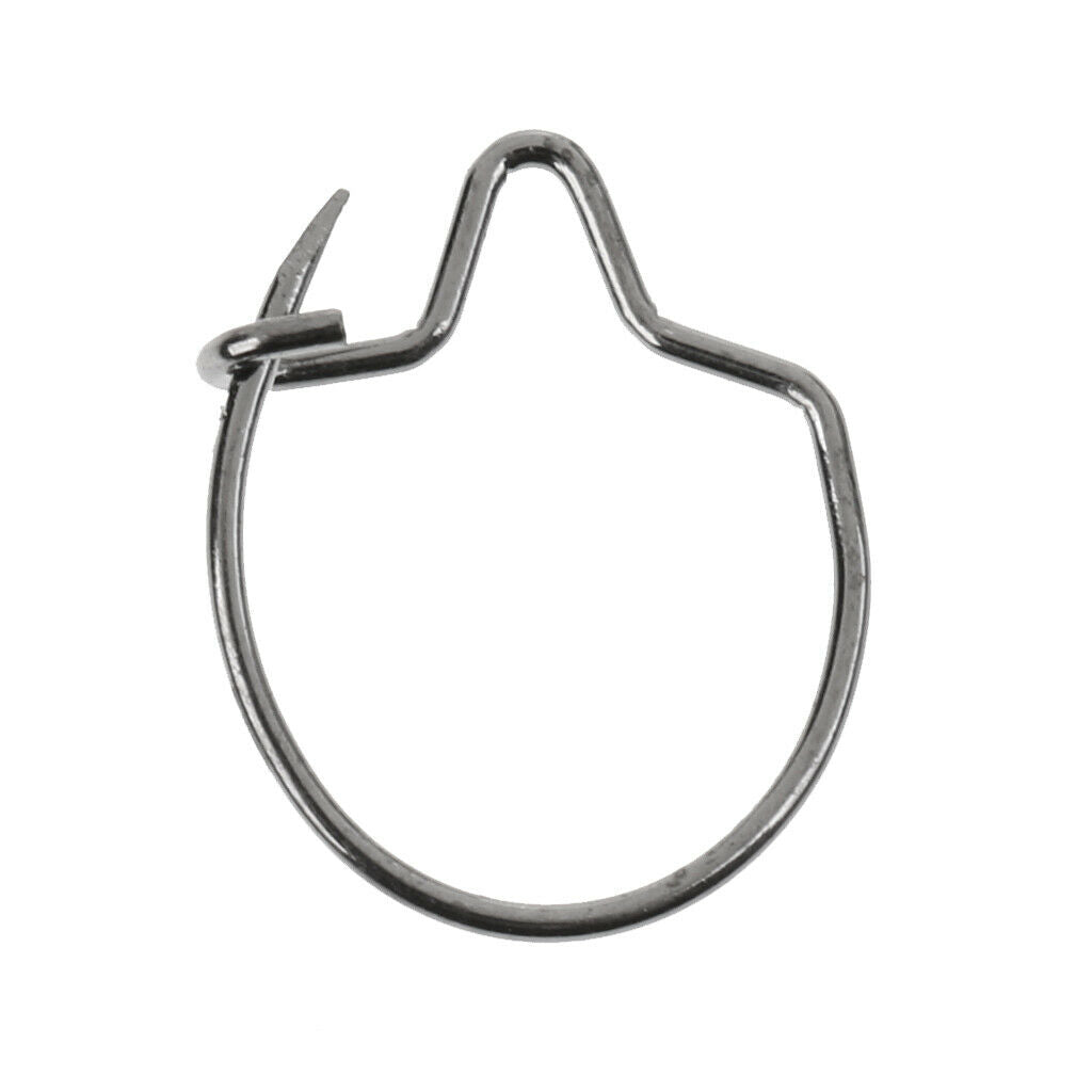 50x Carp Fishing Maggot Clip Bait Ring Rigs Tackle for Fishing Hook