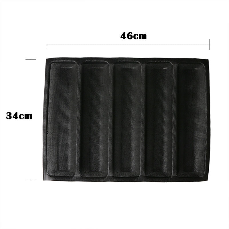 Non Stick Silicone 5 loaf Toast Molds Baking Liners Bread Cake Mold Form