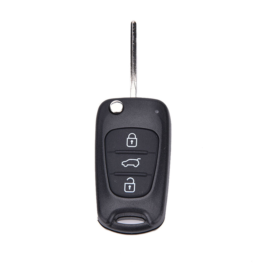 Remote Folding Key Shell Case 3Buttons Fob For Hyundai I20 I30 IX35 I35 Un.l8