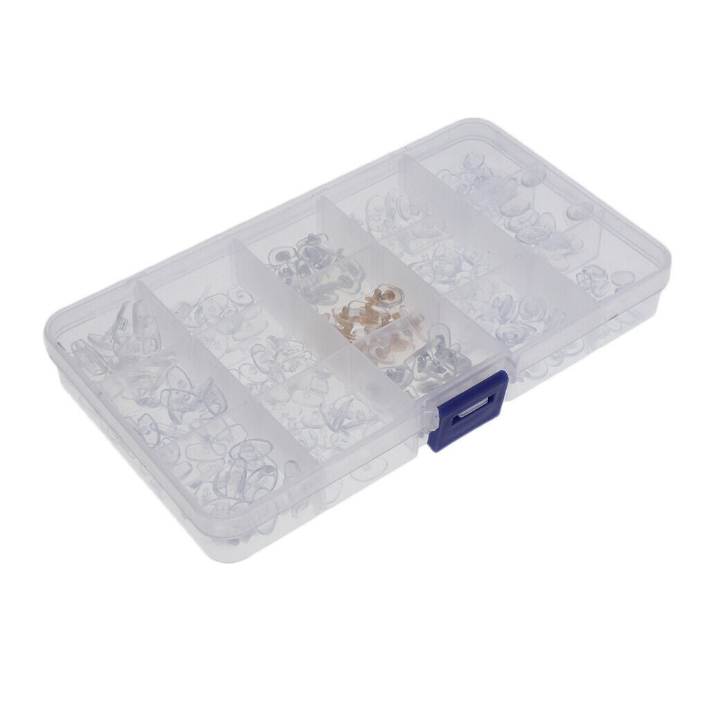 Eyeglass Nose Pads For Glasses, Eyeglasses, Sunglasses - 150 Pairs (Clear)