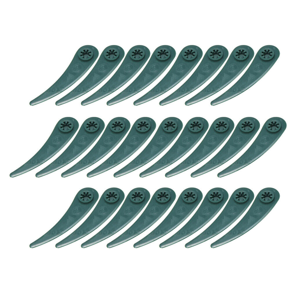 Green Lawn Mower Blade Fit for BOSCH ART 23-18 LI ART 26-18 Li 25pcs