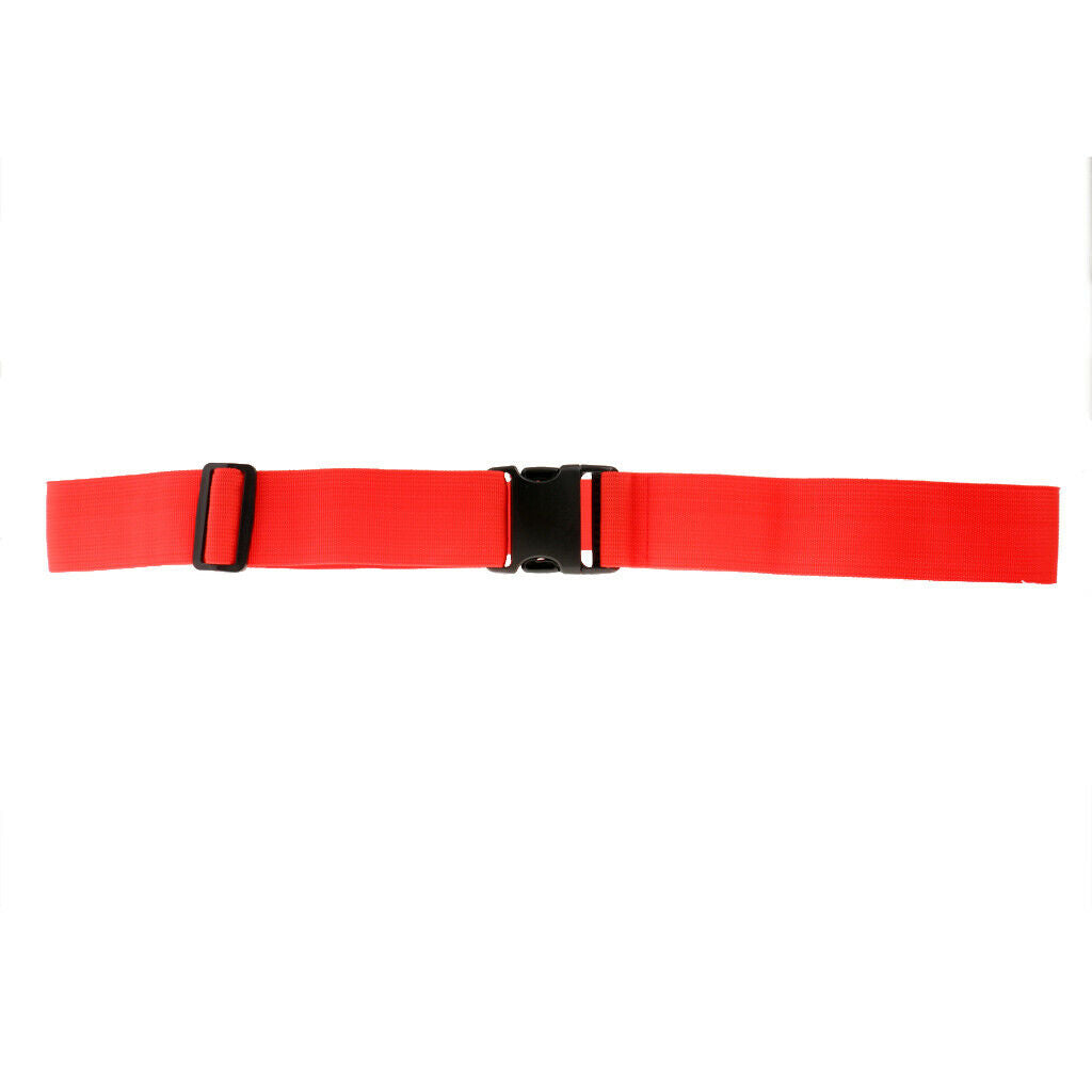 Long Luggage Packing Belt Suitcase Strap Safety Strap Red