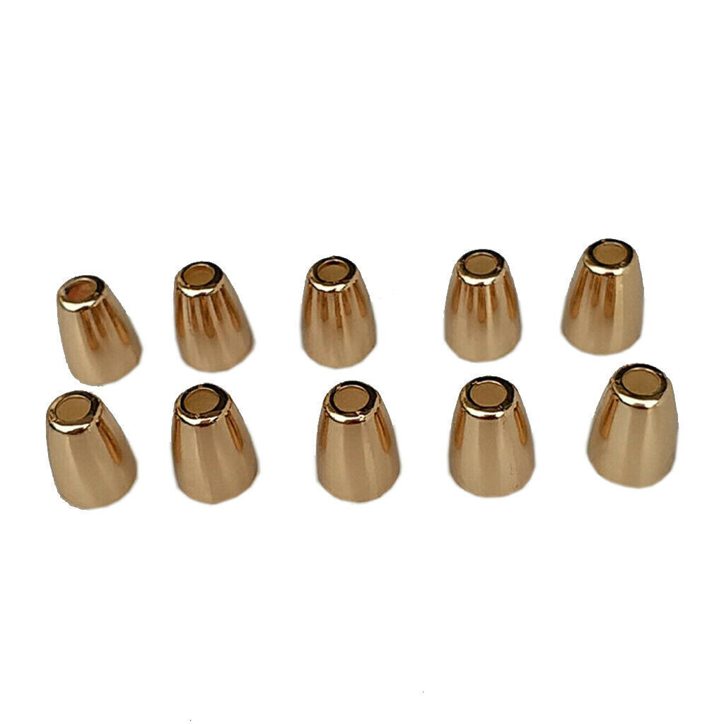10x Bell Shaped Zinc Alloy Rope Cable Clip 4mm