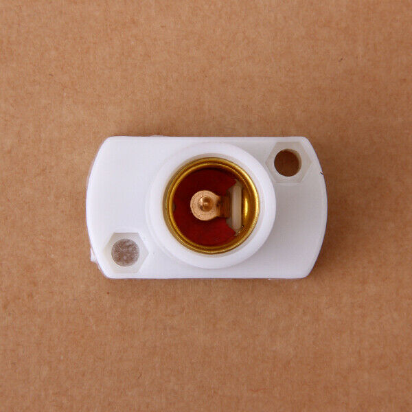 2x E12 Socket Plastic Light Lamp Holder AC220V for E12 screw type bulb