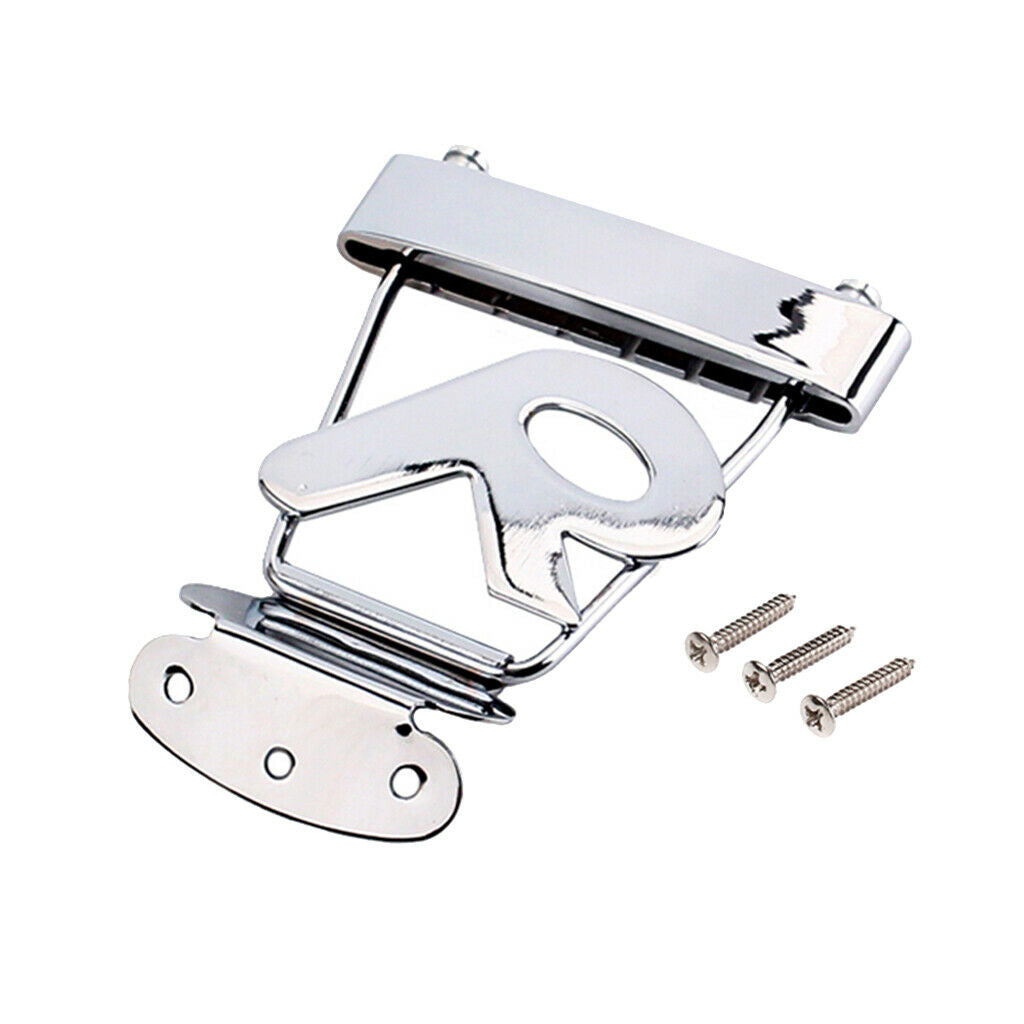 6-String Guitar R Trapeze Tailpiece for Archtop Jazz Guitar Bass Guitar Bridge