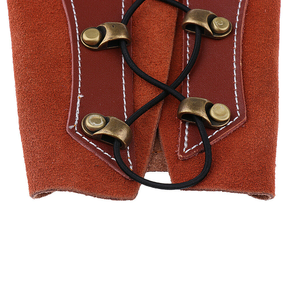 Traditional armguard forearm protection archery armguard brown