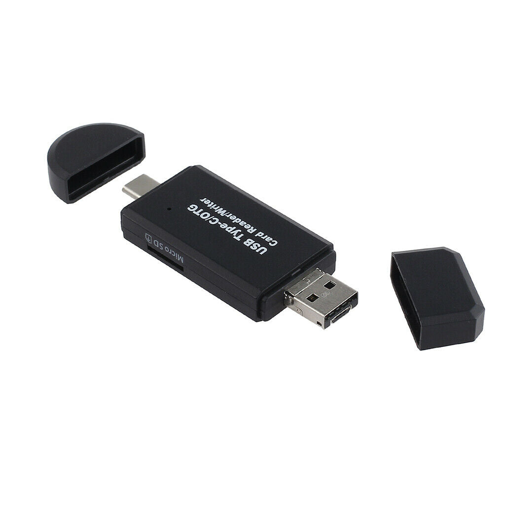 4-in-1 Multi-Function OTG Card Reader USB C Type C SD/Micro SD/TF Card Reader