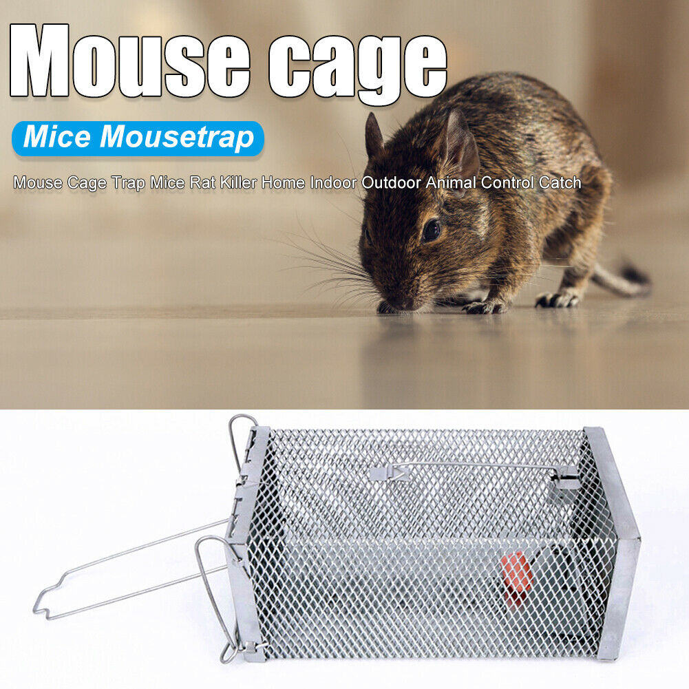Mouse Mice Rat Killer Indoor Outdoor Animal Control Cage Live Trap Catch Cage