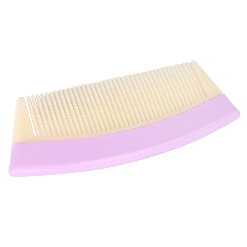 Travel Pocket Fine Tooth Detangling Hair Comb Anti-static Comb Purple