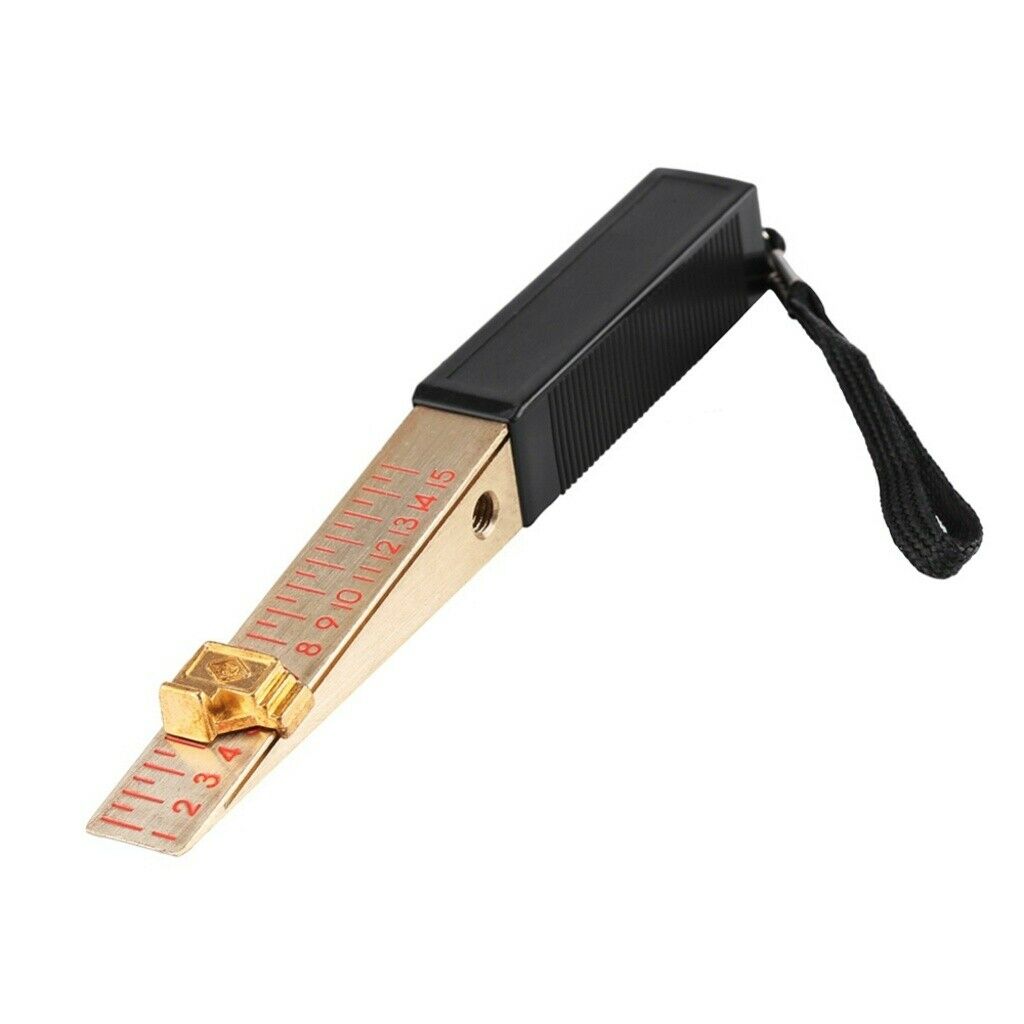 Wedge-Shaped Vernier Feeler Gauge 1-15mm House Engineering Inspection Flatness