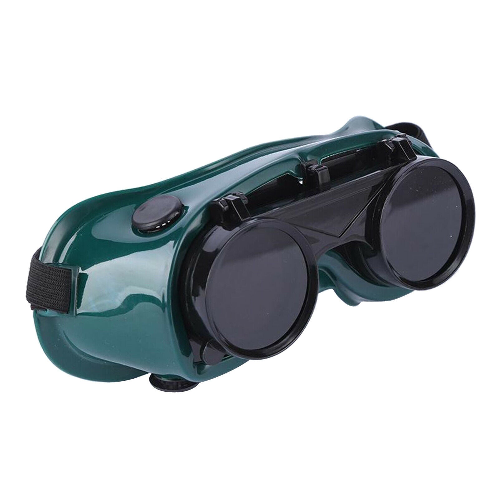 Welding Cutting Welders Safety Goggles Glasses Flip Up 50mm Dark Green Lenses