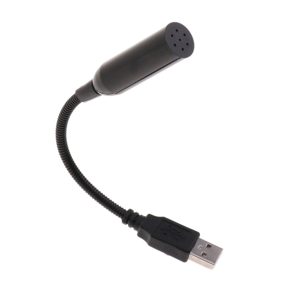 USB Cable Microphone Studio Audio Stereo Adjustable Laptop Mic for Chatting