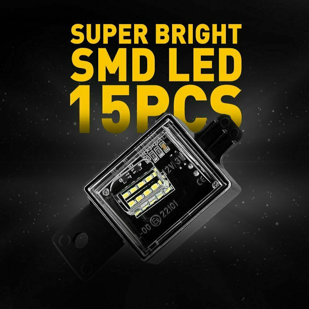 OE-Fit Full LED License Plate Lights Kit For Silverado GMC Sierra 1500 2500 3500