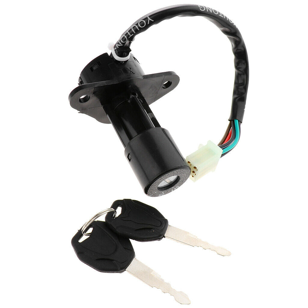 4 Or 6 Wires Motorcycle Scooter Electric Door Switch Lock Kit For Suzuki