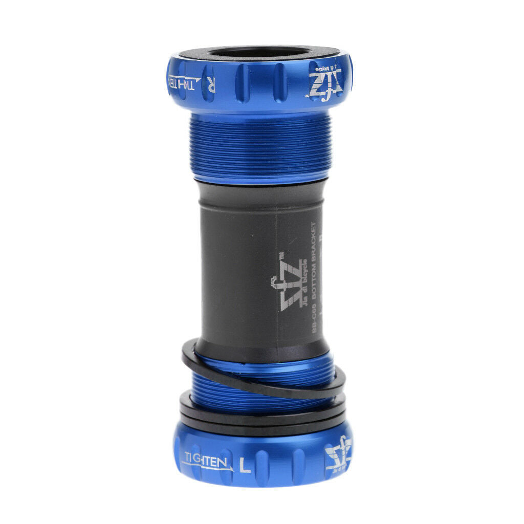 Road Bike Thread 68-73mm Bottom Bracket Cycling Bicycle Axis Crankset Blue