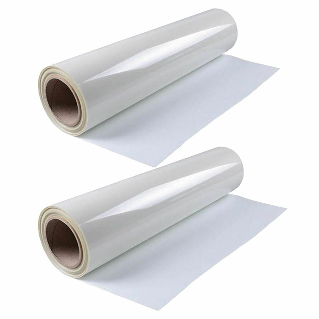 2x 1.1yd Matte Heat Transfer Vinyl Iron On Film for T Shirts Crafts Fabrics