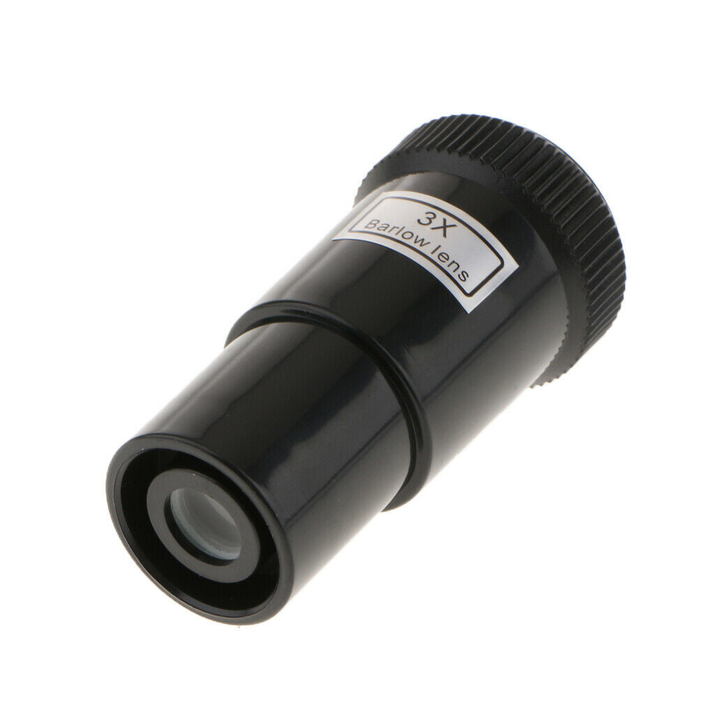 Plastic 0.965'' 24.5mm 3X Barlow Lens Multi-coated for Telescope Eyepiece
