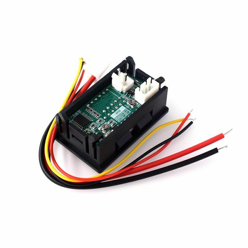 DC 0-100V 10A Digital Voltmeter Ammeter Dual Display Voltage Detector Current O2